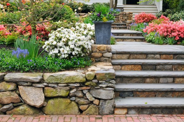 Stone Stairs Repair in Charlotte