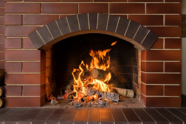 Brick Fireplace Installation in Charlotte